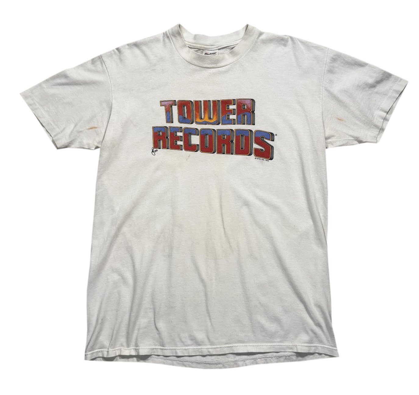 Vintage Tower Records Graphic T Shirt (Size L) — RootsBK